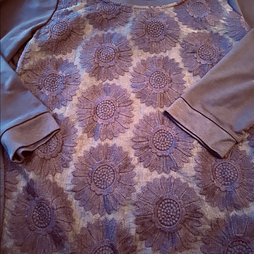 LC Lauren Conrad Navy Sweatshirt